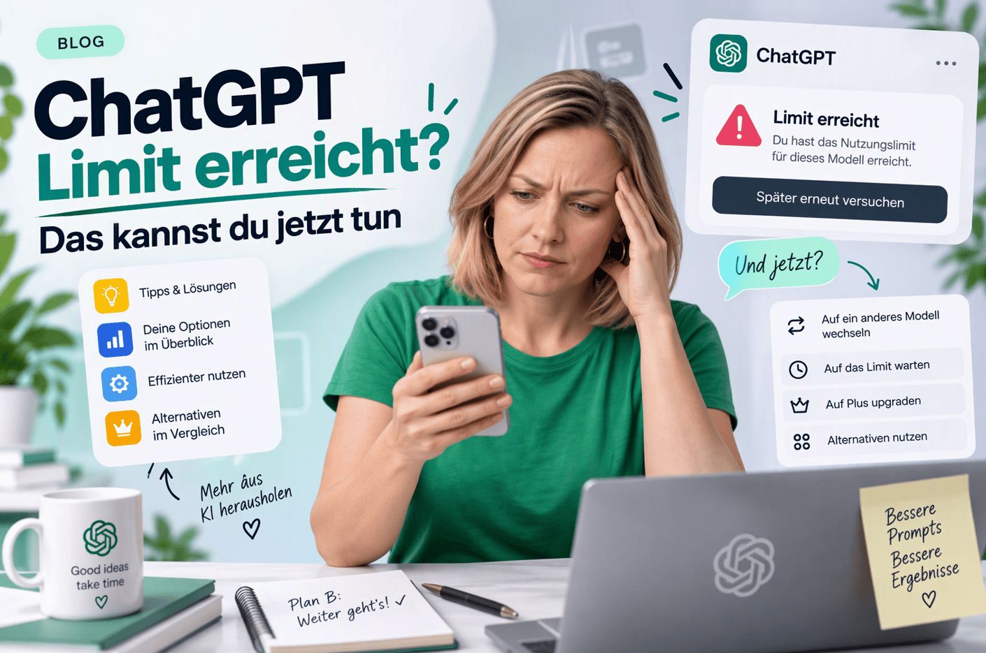 ChatGPT Limit erreicht? Das kannst du jetzt tun