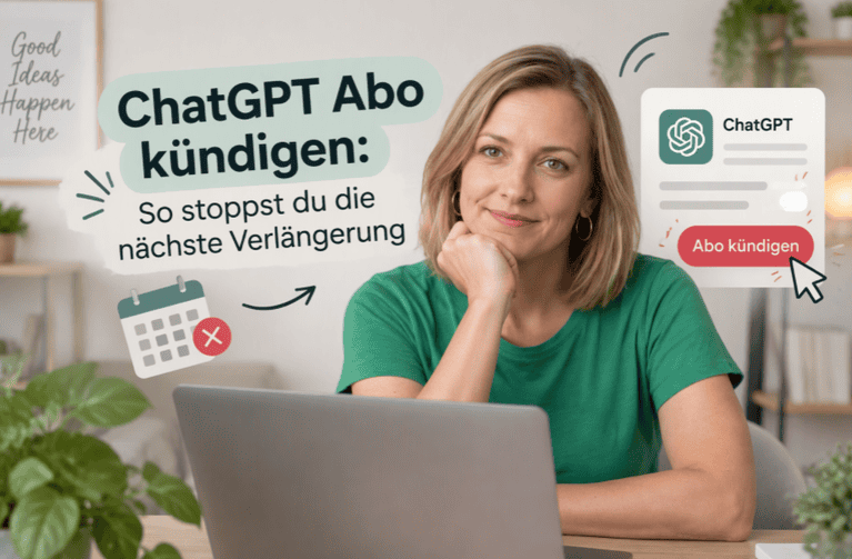 ChatGPT Abo kündigen und die nächste Verlängerung stoppen